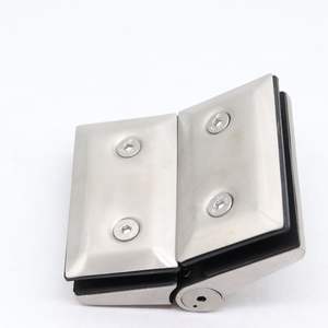 Valla de barandilla de piscina Puerta de resorte oscilante Bisagra de abrazadera de puerta de vidrio de cierre automático de pared a vidrio - Product Image 6