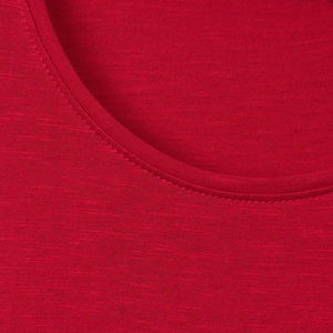 เสื้อยืดคอกลมผ้าฝ้าย100% พรีเมี่ยมสำหรับผู้หญิงทรงบ็อกซี่ฟิตเนส3D ความยาวของพืชระบายอากาศได้ดี - Product Image 6