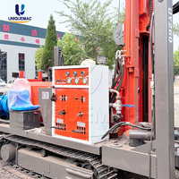 UNIQUEMAC 200m 260m 300m Machine de forage de puits d'eau portable hydraulique pour fondations de maisons