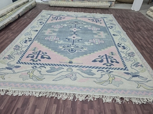 Tapis en laine faits main de luxe modernes, doux, noués à la main, taille personnalisable de 5x8 à 12x14 pour la maison, le bureau, les hôtels - Product Image 3