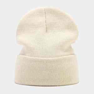 2025 otoño primavera hombre camuflaje tejido sombrero Color puro gorra elástica Unisex cálido moda sombrero mujer ocio Beanie - Product Image 2