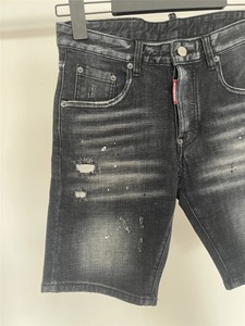 Pantalones cortos de mezclilla transpirables personalizados de alta calidad 100% algodón liso para hombre Pantalones cortos de diseño elegante de peso ligero Premium - Product Image 3