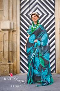 Elegant Embroidered Indian Saree with Premium Fabric Ideal for Weddings <b>Parties</b> Festive Occasions Wholesale <b>Supply</b> from India - Product Image 3