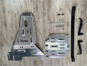 แผ่นกันกระแทกใต้ท้องรถ DHSMT สำหรับ Jeep Wrangler JK <span class=keywords><strong>JL</strong></span> 4xe Gladiator JT <span class=keywords><strong>Mod</strong></span> ทำจากสแตนเลสสตีลเกรดหนัก - Product Image 4