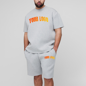 Conjunto de Camiseta y Pantalones Cortos Personalizados con Bolsillos Laterales, Cuello Redondo, Ajuste Holgado, Secado Rápido, Venta al Por Mayor - Product Image 5