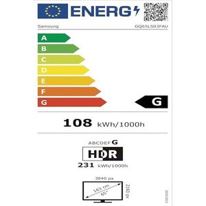 Téléviseur intelligent QLED 4K de 65 pouces, design artistique, résolution 8K, fonction HDR, fréquence de rafraîchissement de 120 Hz, interface Wi-Fi, OLED de 55 pouces - Product Image 1