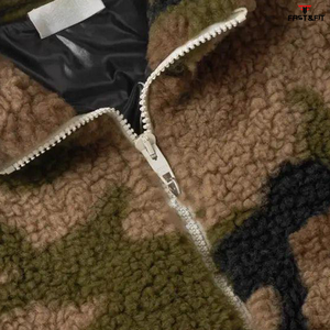 Wholesale Price New Design <b>Men</b> <b>Sherpa</b> Fleece Coated Camouflage Formal Spring <b>Jacket</b> Waterproof Windproof Breathable for Outdoor - Product Image 5