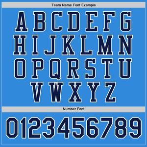 Bomber personnalisé bleu marine-blanc veste Varsity Letterman coupe-vent veste Varsity pour hommes - Product Image 4