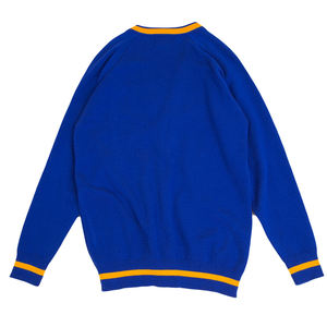 Cárdigans de punto universitarios para mujer, cuello en V, cárdigan suelto de manga larga, suéteres al por mayor con logotipo personalizado - Product Image 6