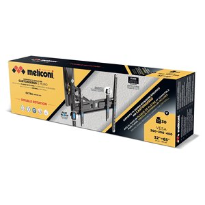 Soporte de Pared para Monitor TV VESA 400 X 400 Extra XDR200400 CG Negro 480879 Modelo 30 Kg Capacidad de Carga - Product Image 2