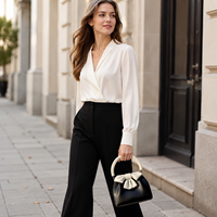 Sac à main seau de luxe en cuir PU pour femme, léger, grande capacité, avec anse supérieure et bandoulière chaîne, vente en gros