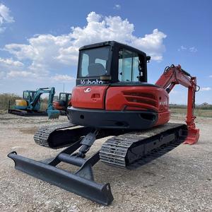 Excavadora de 3,5 toneladas, excavadora con motor Kubota, excavadora sobre orugas, construcción, Mini ensacadora usada, miniexcavadoras de 1 tonelada a la venta - Product Image 6