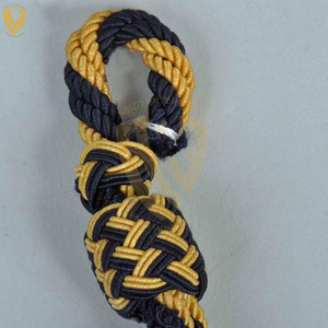 Nuevo diseño de correa personalizada para tapa de seguridad, cordón de gorra de Mylar transpirable, cordón de gorra de barbilla ceremonial - Product Image 4