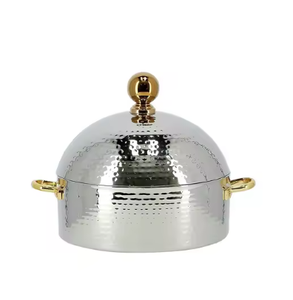 Ollas calientes de acero inoxidable de Metal, cazuela para servir comida, decoración de servicio de alta calidad, fiestas de llegada, olla caliente, superventas - Product Image 1