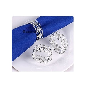 Anneaux à serviettes en aluminium au design classique, forme ronde, taille personnalisée, anneaux à papier de soie aux prix les plus bas - Product Image 3