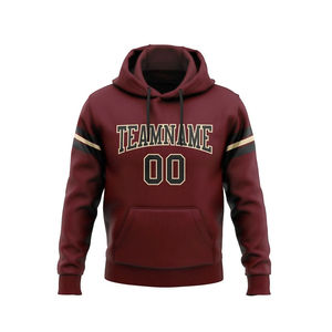Sweat-shirts à capuche de baseball personnalisés pour hommes, jeunes et femmes – Vêtements de sport athlétiques tendance pour équipes – Pull-over sublimé – Collection Automne - Product Image 1