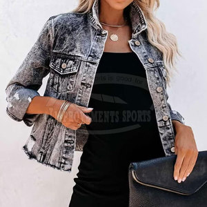 Veste en jean pour femme de qualité professionnelle respirante et finie pour une utilisation en extérieur En stock - Product Image 5