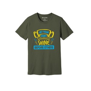 Camiseta con Estampado de Temas de Bondad, 100% Algodón, 160-180 GSM, 12 Colores Disponibles, Personaliza Tu Propio Diseño y Colocación - Product Image 1