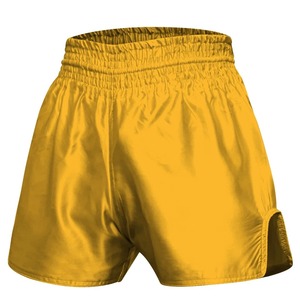 Pantalones Cortos de Muay Thai Rojos con Logotipo Personalizado OEM, Estilo Personalizado, Pantalones Cortos de Kick Boxing de Muay Thai para Hombre y Mujer - Product Image 4