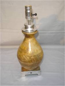 Linternas de madera más vendidas en acabado natural con cabeza de acero inoxidable y cabeza de madera para decoración del hogar y de Navidad - Product Image 3