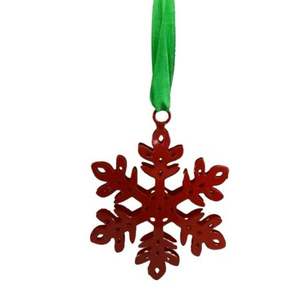 Adornos navideños colgantes de alto rendimiento de metal para decoración de paredes a granel, precio del proveedor indio, adornos navideños - Product Image 4