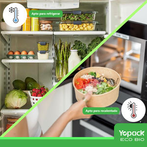 Ensaladera calibro compostabile 185 de 1500 ml, para ensaladas familiares ideale, paquete de 300 unidades, Envio desde Mexico - Product Image 6