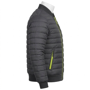 Chaqueta de invierno informal para hombre, chaqueta acolchada con aislamiento suave, material de poliéster duradero y cómoda, chaqueta acolchada premium para hombre - Product Image 4