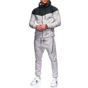 Venta al por mayor entrenamiento gimnasio chándal personalizado para hombre Jogging chándal hombres Jogging cremallera chándal hombres sudaderas con capucha y sudaderas - Product Image 3