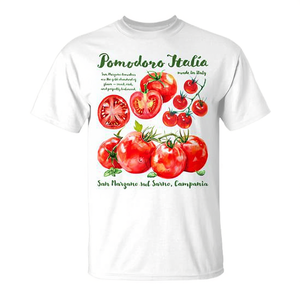 T-shirt Grafica Pomodoro Italia - Abbigliamento Promozionale Ispirato al Pomodoro Italiano - Product Image 2