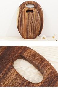 Planche à découper en bois d'acacia, planches à découper pour le fromage, planches à découper pour servir les légumes, assiette à dîner - Product Image 5