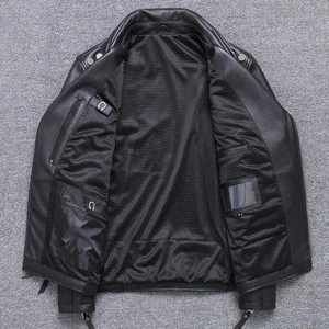 Top Moda Hombres Ropa Chaquetas de cuero por encargo Hombres Secado rápido Moda Chaquetas de cuero genuino - Product Image 4