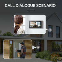 Système d'interphone vidéo IP, sonnette intelligente Tuya, caméra, écran tactile TFT LCD 7 pouces, résolution vidéo 1080P, vidéophone avec détection de mouvement