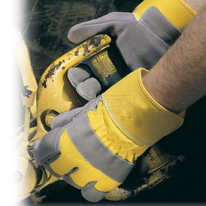 Multi Purpose Hot Sale Leather Made Working <b>Gloves</b> Pakistan Made Best Quality Working <b>Gloves</b> - Product Image 6