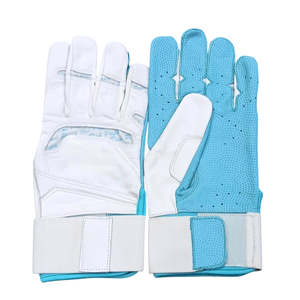 Profesional Infield Correa larga puño cuero hecho béisbol guantes de bateo ajustable adulto joven personalizable ligero - Product Image 3