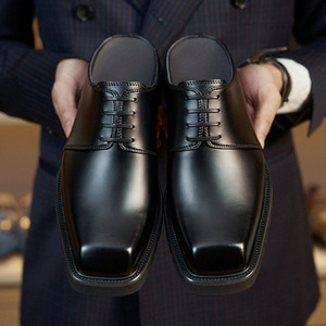 Zapatos de Trabajo con Plantilla Anti Fatiga, Estructura Duradera y Diseño Antideslizante, Zapatos Casuales para Hombre, Zapatos de Cuero - Product Image 3