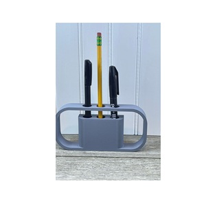 Elegante portalápices de metal hecho a mano para una elegante organización del escritorio de oficina y una configuración creativa de exhibición de accesorios de espacio de trabajo - Product Image 1