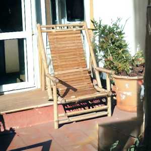 เก้าอี้อาบแดดไม้ไผ่พับได้เก้าอี้สวนเหมาะสำหรับสวนระเบียงสระว่ายน้ำ - Product Image 2