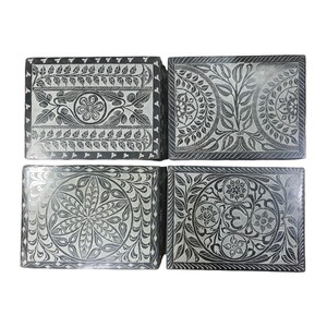 Recently Newly <b>Large</b> Collection Top Quality Soapstone Carving <b>Box</b> With Natural Polished For Home Decoration <b>Gifts</b> Item - Product Image 2