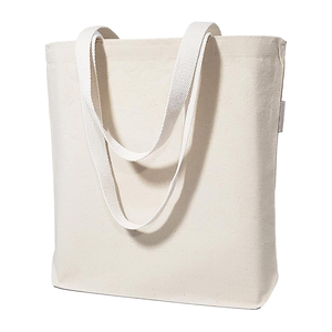 Bolsa de Compras Reutilizable de Algodón con Logotipo Personalizado, Bolsa de Mano de Tela de Lona para Viajes, Compras, Playa, para Hombre y Mujer - Product Image 4