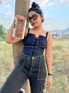 Cartera larga de cuero con herramientas a mano a la moda para mujer, cartera multifunción de cuero genuino para tarjetas de crédito, embrague de piel de vaca - Product Image 2