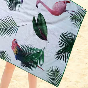 Serviette de plage surdimensionnée, serviette de plage absorbante, vente en gros, personnalisation de la marque, fabriqué au Pakistan - Product Image 4