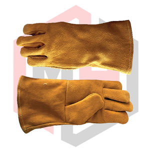 Gants de soudage doublés de Kevlar, coutures en cuir, antistatiques, résistants aux déchirures, 7 oz, sans silicone, sans poudre, personnalisables - Product Image 6