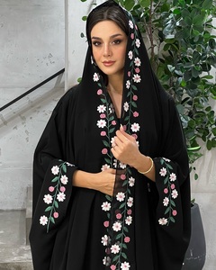 Abaya en cristal de qualité supérieure de Dubaï, robe élégante et modeste en tissu de haute qualité pour femmes musulmanes, meilleure vente - Product Image 1