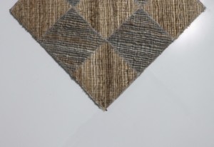 Tapis en jute naturel écologique de taille personnalisée tissé à la main moderne géométrique Patchwork tapis réversible salon chambre bureau - Product Image 6