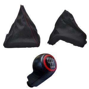 เบรกมือ-กระปุกเกียร์บูตและหัวเกียร์สำหรับ Opel Astra H (6)-สีแดง - Product Image 1