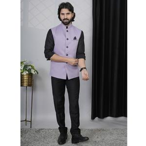 Elegante Chaleco Color Durazno para Hombre, Ideal para Bodas, Reuniones de Negocios, Oficina, Fiestas y Ocasiones Especiales, Disponible al Mejor Precio - Product Image 3