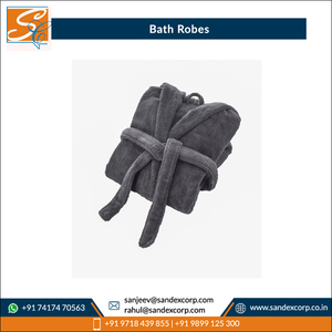 Wholesale Indian Supplier of Excellent Quality Best Selling Custom Sizes 100% Cotton Adult Bathrobes for Bulk Purchase - Product Image 6