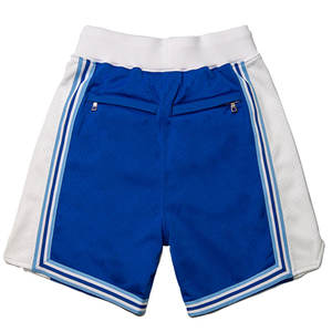 Pantalones cortos de malla con cordón largo personalizados 100% poliéster malla gruesa de peso pesado pantalones cortos de baloncesto para hombres mejor pantalones cortos de moda - Product Image 2