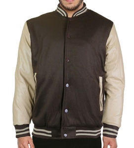 Custom Men's Satin Varsity Jacket with Stand Collar <b>Winter</b> Embroidery <b>Decoration</b> Vest - Product Image 1