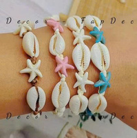 Bracelet en coquillages du Vietnam, fait main, réglable, bijoux artisanaux, style fête sur la plage